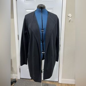 J.Crew Juliette duster open cardigan cotton sweater jacket blazer trench…